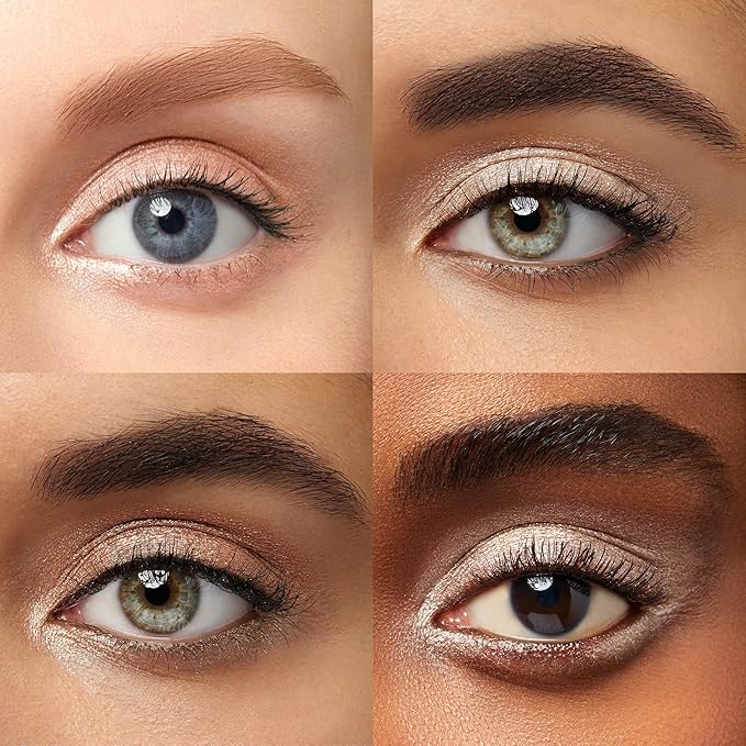 Julep Eyeshadow 101 Crème-to-Powder Waterproof Eyeshadow Stick Duo – Long-Lasting, Crease-Proof, Easy Apply with Built-in Smudger - Champagne Shimmer and Pearl Shimmer