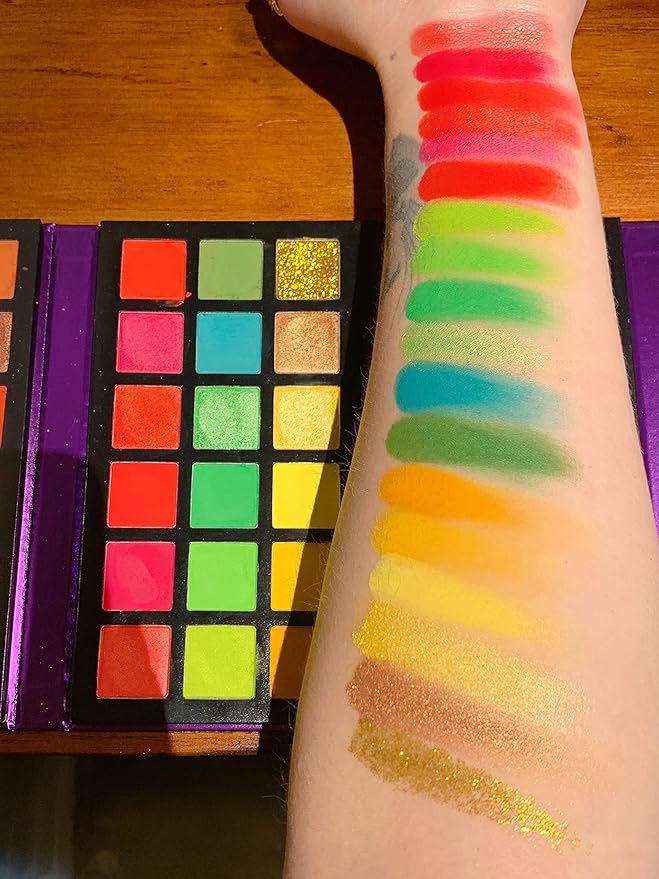 BestLand 72 Colors Ultra Secret Eyeshadow Palette, 4 in1 Color Board Matte Shimmer Glitter Nude Natural All In One Makeup Palette Blendable Pigmented Make Up Green Eye Shadow Pallet Gift Kit