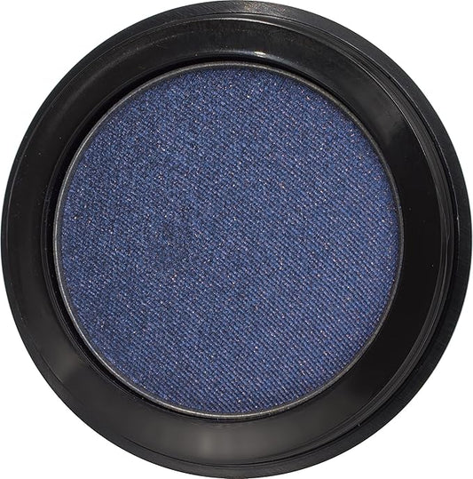 Twilight Shimmering Deep Blue Navy Pressed Powder Single Vegan Eyeshadow; Talc, Paraben & Cruelty Free