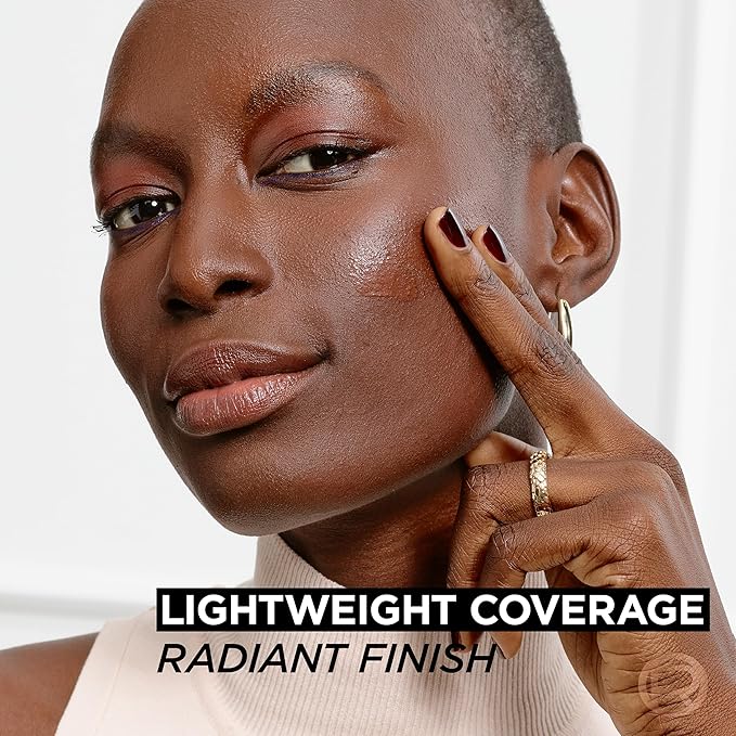 L'Oreal Paris True Match Nude Hyaluronic Tinted Serum Foundation with 1% Hyaluronic acid, Rosy Light 1-2.5, 1 fl. oz.