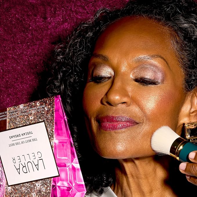 LAURA GELLER NEW YORK The Best of the Best Baked Palette - Tuscan Dreams - Full Size - Includes Bronzer, Blush, Highlighter and 6 Eyeshadows - Travel-Friendly (Best of the Best Tuscan Dreams)