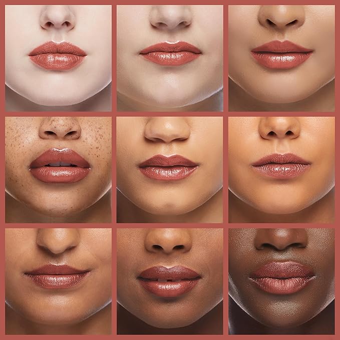 L'Paige Designer Lipstick - Rosy Pearl Color with Aloe Vera, Moisturizing and Long-Lasting Formula, Silky Silvery Pink Finish, Hydrating Lip Color for Soft, Smooth Lips, All-Day Wear, Shade L56