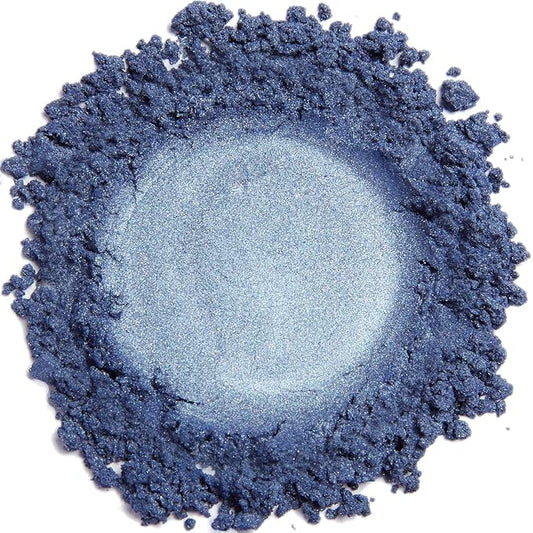 Demure Mineral Make Up Eye Shadow (Blue Sparkle), Shimmer Eyeshadow, Loose Powder, Glitter Eyeshadow, Eye Makeup, Professional Makeup