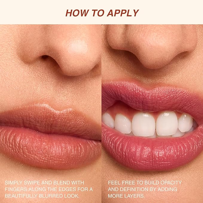 Freck Beauty MAKEOUT CLUB Soft Blur Lipstick – Medium-to-Full Coverage, 8-Hour Wear, Transfer-Proof, Buildable Soft Matte Finish, Wearable Color for All Skin Tones | FRECK RUST (Rust Orange Red)