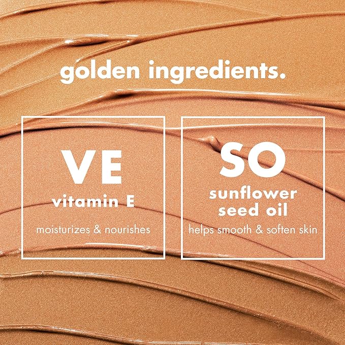 e.l.f. SKIN Bronzing Drops, Liquid Bronzer For Face & Skin, Creates A Sun-Kissed Glow, Infused With Vitamin E, Vegan & Cruelty-Free, Pure Gold